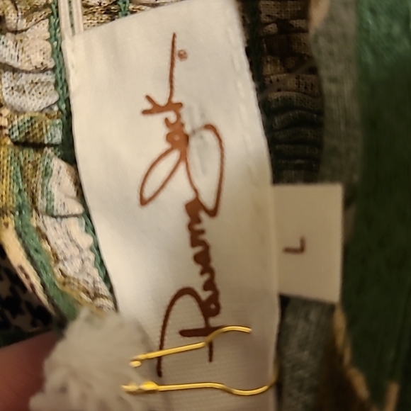 Panama Jack Crop Linen Tank Top Size Large - Picture 4 of 7